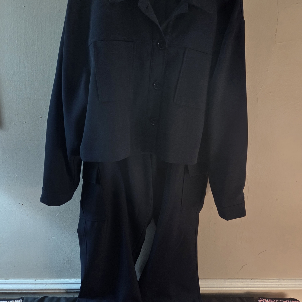Women's Navy Pants Set